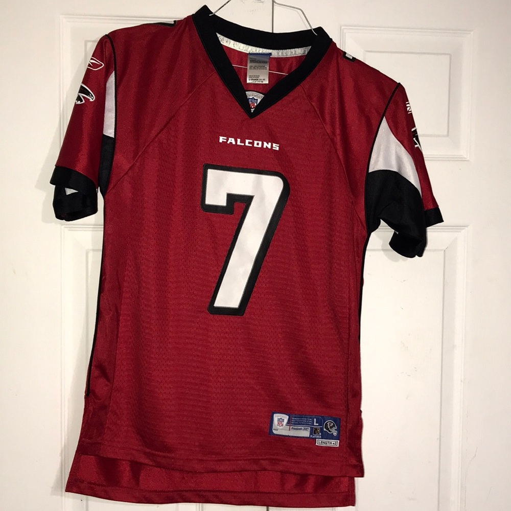 Reebok Red and Black Kids Jersey Atlanta Falcons Michael Vick